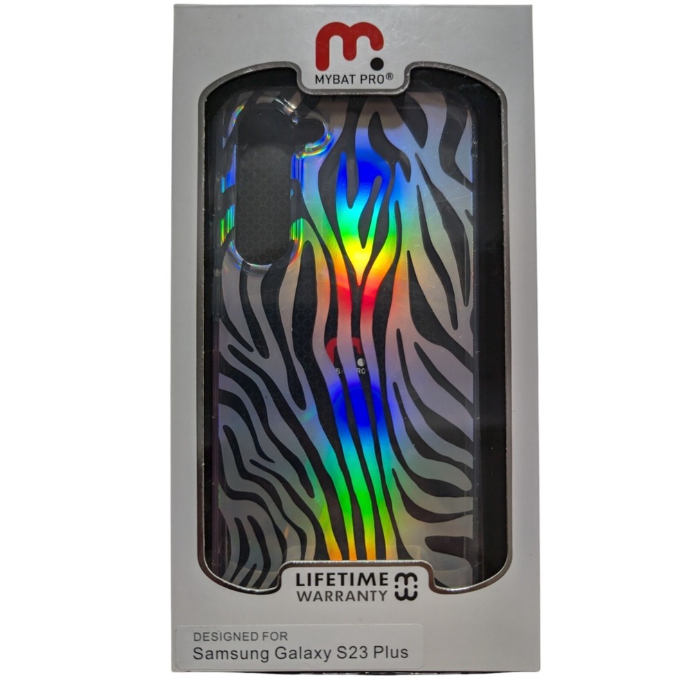 T1  MyBat Pro Mood Series Case For Samsung Galaxy S23‎ Plus Rainbow Zebra